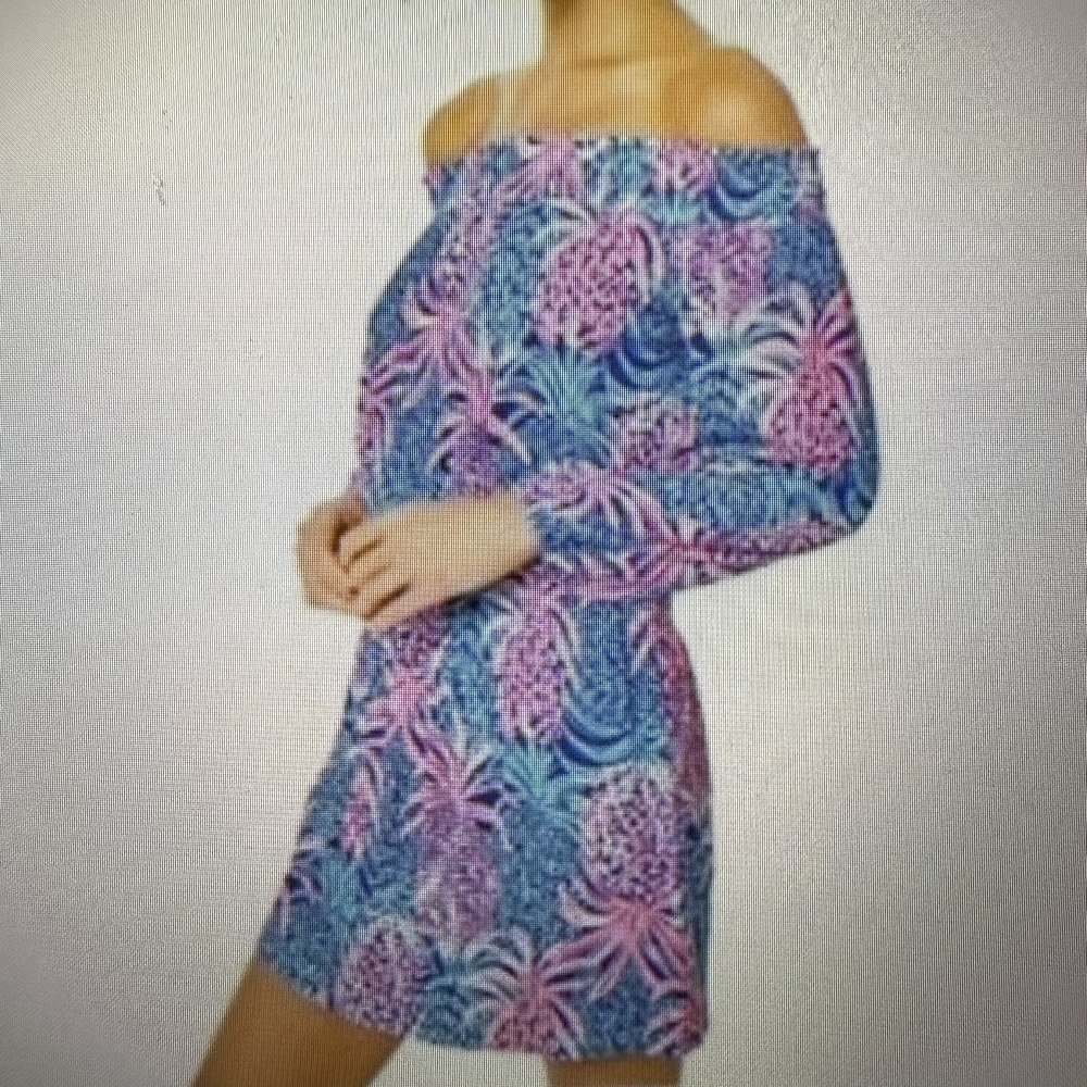 Lilly Pulitzer Pineapple Print Off The Shoulder Romper